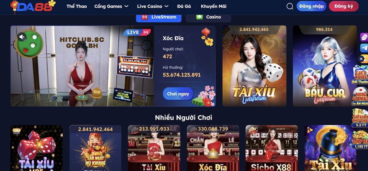 Chi tiết về những điều khoản hoạt động hiện hành trên nhà cái DA88