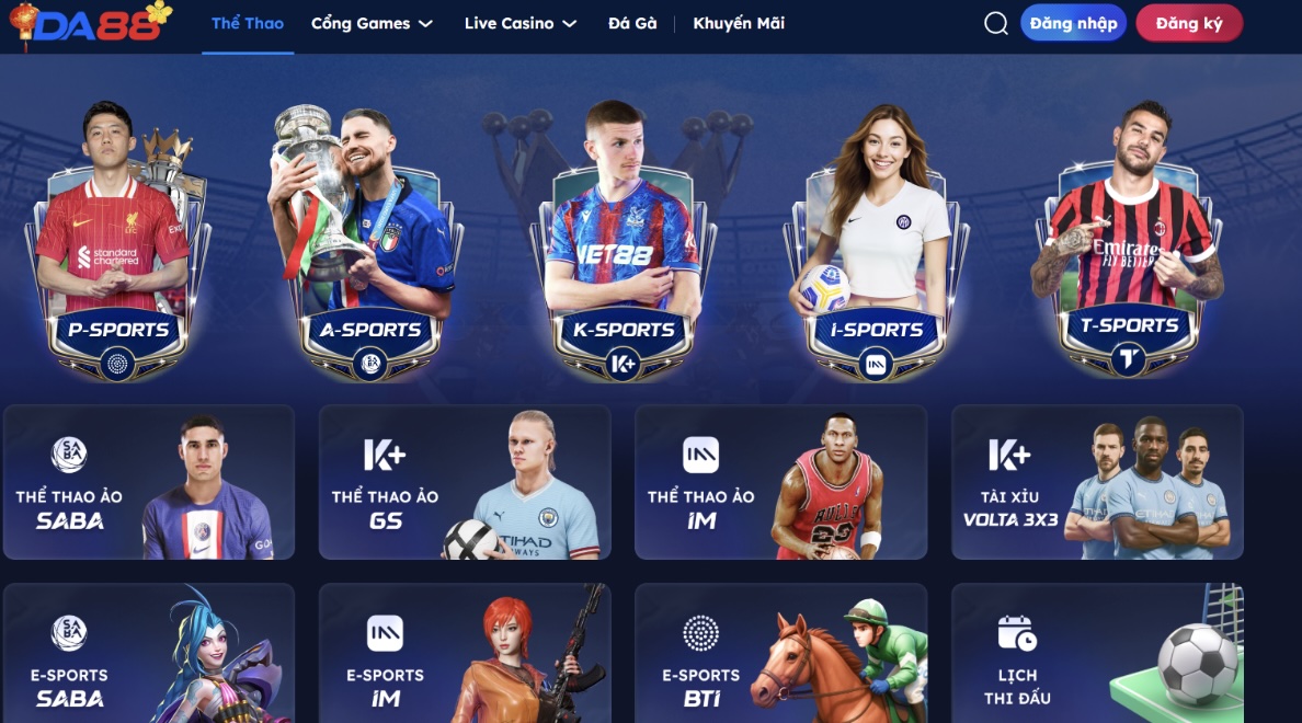 Hướng dẫn quy trình đặt cược thể thao tại K-Sports DA88