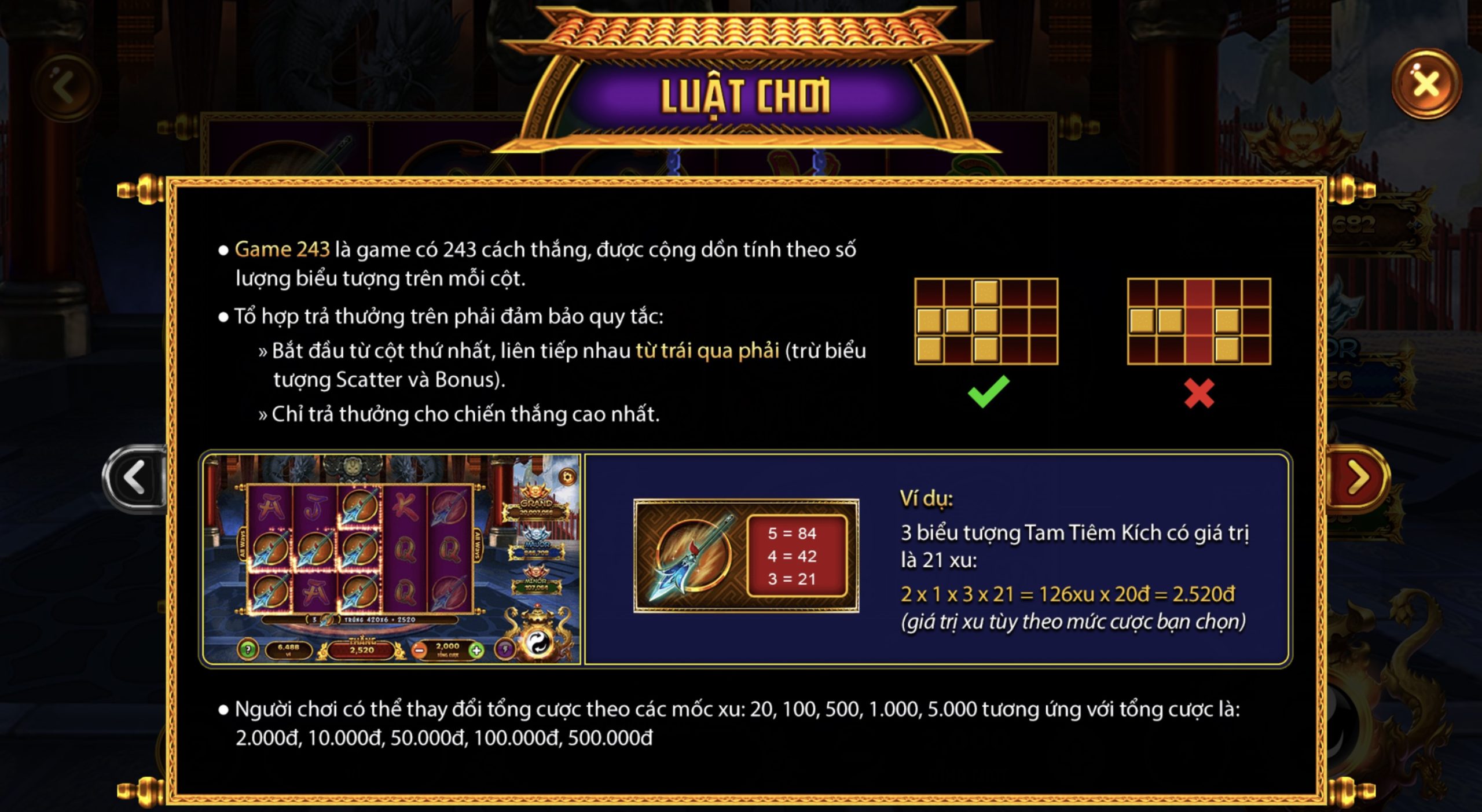 Thông tin luật chơi nổ hũ Tây Du DA88 chi tiết 